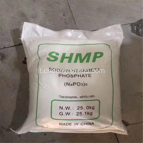 Ceramic Grado di sodio esametafosfato SHMP 68%
